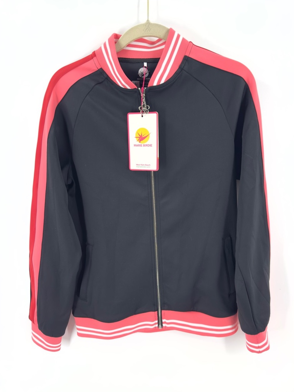 Marie Birdie Cinnamon Girl Jacket Womens Small Golf Bomber Performance NWT